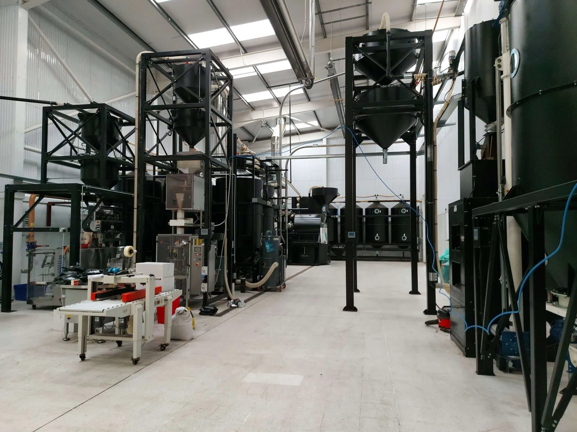 The packing and labelling line at Clady Group's Buxton site